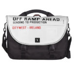 off Ramp ahead  Laptop Bags