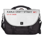 Karla Croft Street  Laptop Bags