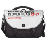 Donna M Jones Clover Road  Laptop Bags