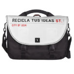 RECICLA TUS IDEAS  Laptop Bags