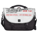 The Great Sunday Tournament  Laptop Bags