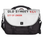 old street  Laptop Bags