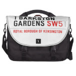1 barkston gardens  Laptop Bags