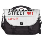 Your Name Street  Laptop Bags
