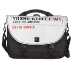 Yoshii Street  Laptop Bags