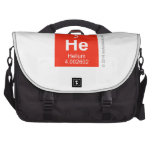 He  Laptop Bags