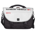 rainbow twinkle  Laptop Bags