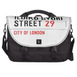 Ildiko Gyori Street  Laptop Bags