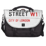 Arsehole Street  Laptop Bags