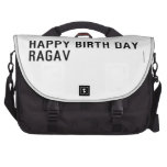 Happy birth day  Ragav  Laptop Bags