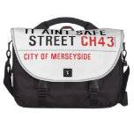 It aint safe  street  Laptop Bags