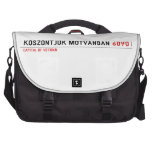 Köszöntjük Mótvánban  Laptop Bags
