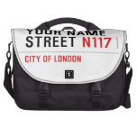 Your Name Street  Laptop Bags