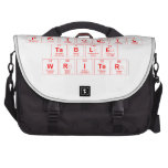 Periodic Table Writer  Laptop Bags