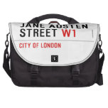 Jane Austen Street  Laptop Bags