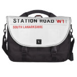 station road  Laptop Bags
