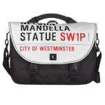nelson mandella statue  Laptop Bags