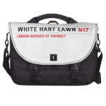 white hart lawn  Laptop Bags