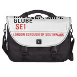 Shakespeare's globe   Laptop Bags