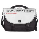 Social Media Street  Laptop Bags