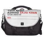 Your Name Ashhad  Laptop Bags