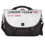 London vegan  Laptop Bags