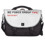 No pubes group  Laptop Bags