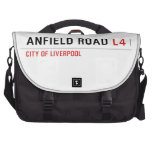 Anfield road  Laptop Bags