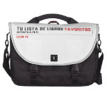 tu LISTA DE libros  Laptop Bags