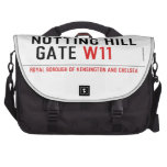 notting hill  gate  Laptop Bags