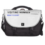 Visiting Number ____  Laptop Bags