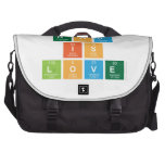 God
 is
 love  Laptop Bags