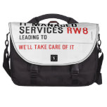 It managed  services  Laptop Bags