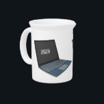 Laptop cartoon illustration  beverage pitcher<br><div class="desc">Laptop cartoon illustration</div>