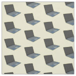 Laptop cartoon illustration  fabric