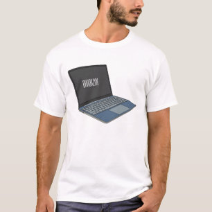 Laptop cartoon illustration T-Shirt