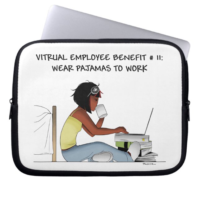 Laptop case for virtual workers (Front)