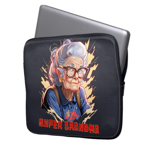 Laptop case Super Grandma
