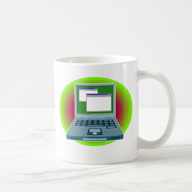 Laptop Coffee Mug (Right)