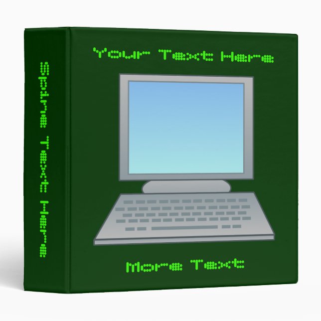 Laptop Computer Binder (Front/Spine)