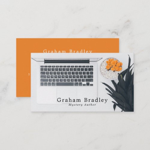 Laptop Display Writers Business Card