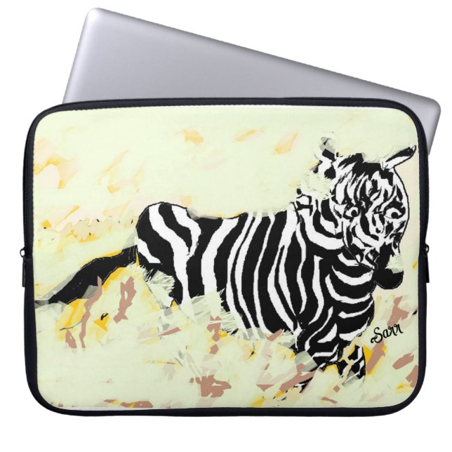 Laptop   : Freedom Of The Zebra  Sleeve (Front)