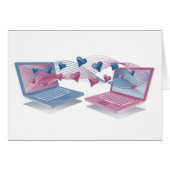 Laptop Love Cards (Front Horizontal)