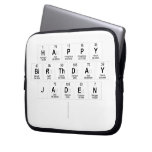 Happy
 Birthday
 Jaden
   Laptop/netbook Sleeves Laptop Sleeves