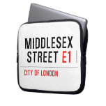 MIDDLESEX  STREET  Laptop/netbook Sleeves Laptop Sleeves