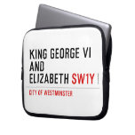king george vi and elizabeth  Laptop/netbook Sleeves Laptop Sleeves