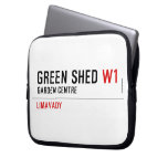 green shed  Laptop/netbook Sleeves Laptop Sleeves
