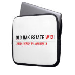 Old Oak estate  Laptop/netbook Sleeves Laptop Sleeves
