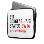 sir douglas haig statue  Laptop/netbook Sleeves Laptop Sleeves