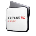 Bitchy court  Laptop/netbook Sleeves Laptop Sleeves